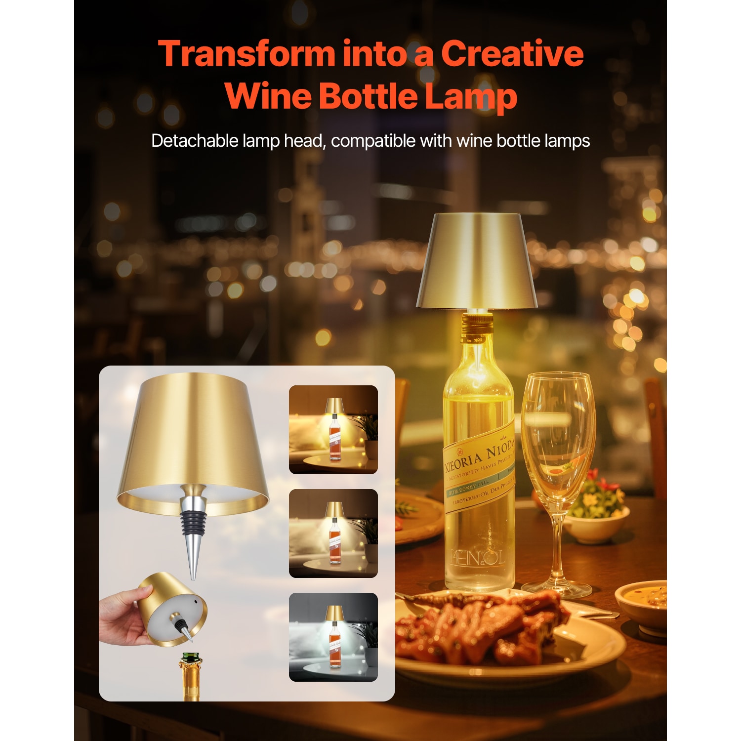 Cordless Table Lamp Rechargeable Gold Led Desk Lamp Adjustable_voghion.com